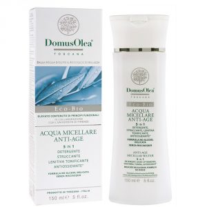 Acqua micellare bio struccante anti age Domus Olea Toscana