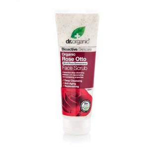 Scrub Viso Rose Otto rigenerante e illuminante Dr Organic