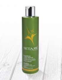 Shampoo per capelli sfibrati con proteine della Soia Setarè