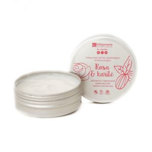 Crema mani screpolate Karité & Rosa La Saponaria