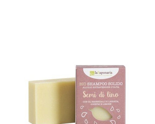 Shampoo solido BIO Semi di Lino La Saponaria