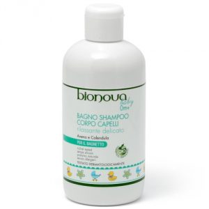 bagno shampoo corpo e capelli bimbo bionova