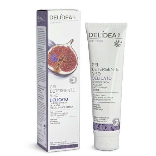 Gel detergente viso delicato Fico e Uva Spina Delidea