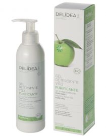 Gel detergente viso purificante Mela e Bambù Delidea