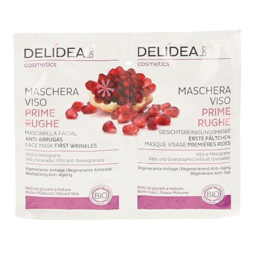 Maschera viso prime rughe Vitis e Melograno Delidea