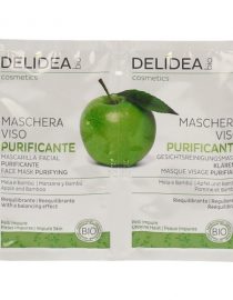 Maschera viso purificante Mela e Bambù Delidea