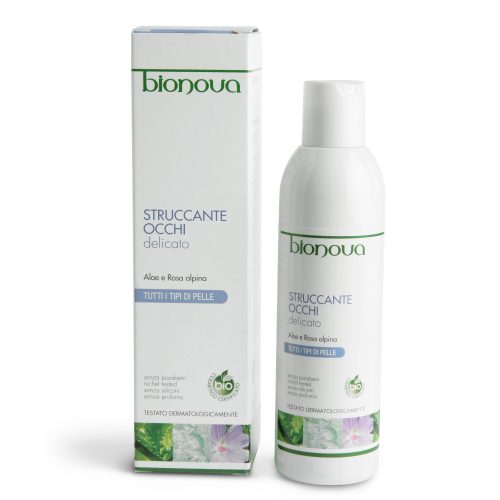 Struccante occhi delicato Aloe e Rosa alpina Bionova