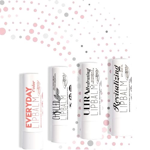 Lip Balm speciali – Chilled, UltraHydrating, Revitalizing, EveryDay Color PuroBio