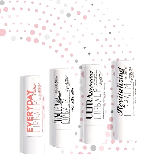 Lip Balm speciali – Chilled, UltraHydrating, Revitalizing, EveryDay Color PuroBio