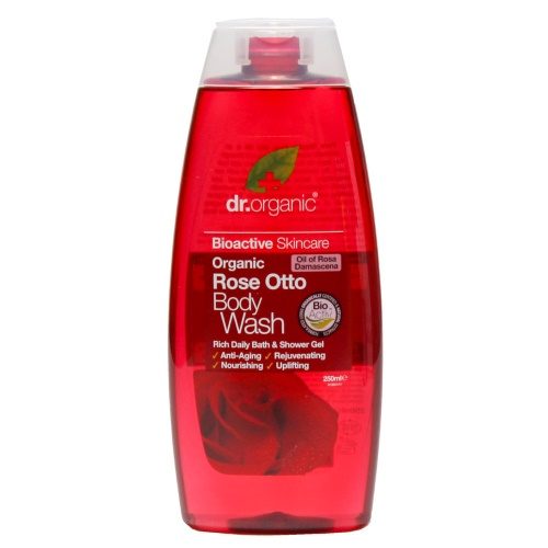 Bagnodoccia con Olio di Rosa Damascena Dr Organic