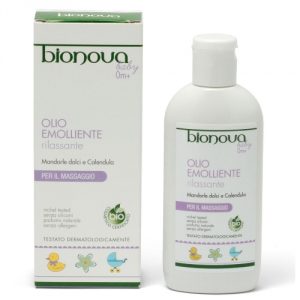 olio emolliente rilassante baby bionova