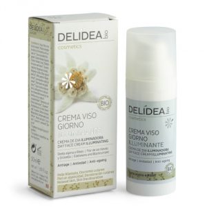 Crema viso giorno illuminante Stella alpina e Ribes Delidea