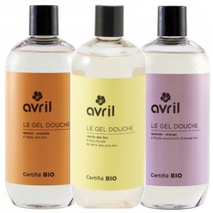 Gel doccia profumati certificati BIO Avril