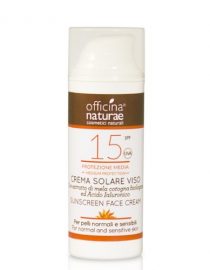 crema solare viso spf 15 officina naturae eco bio