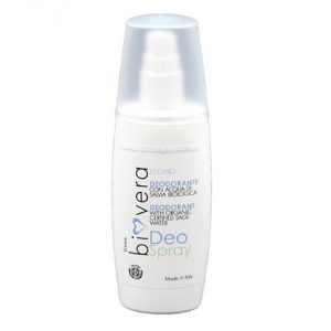 Deodorante spray con acqua di Salvia biologica