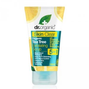 scrub esfoliante contro punti neri skin clear dr organic