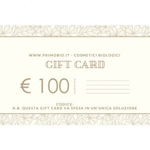Gift Card 100 euro – Buono Regalo PrimoBio