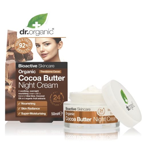 Crema Notte al Burro di Cacao Dr Organic