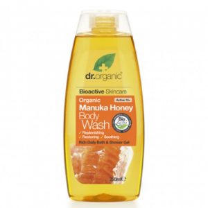 bagnodoccia con miele di manuka dr organic