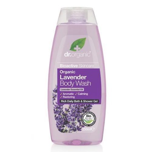 Bagnodoccia con Olio essenziale di Lavanda Dr Organic