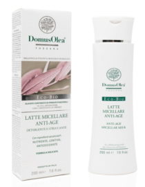 Latte micellare anti-age detergente e struccante Domus Olea Toscana