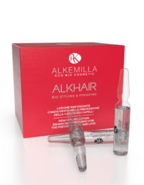 lozione rinforzante coadiuvante nella prevenzione della caduta dei capelli alkemilla