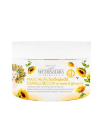 maschera nutriente capelli secchi ai semi di girasole maternatura