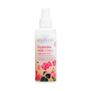 Risciacquo acido capelli al Geranio Rosa Maternatura