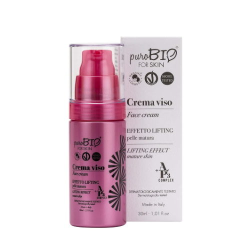 Crema viso effetto lifting pelle matura PuroBio