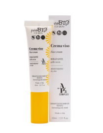 crema viso idratante pelle secca purobio for skin