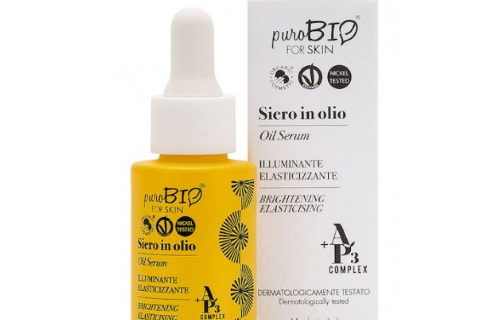 Siero viso in olio illuminante ed elasticizzante PuroBio