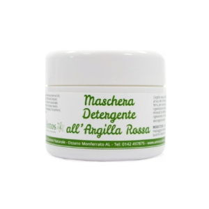 Maschera viso detergente all’Argilla Rossa Antos