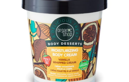 Moisturizing Body Cream Vanilla Whipped Cream Organic Shop