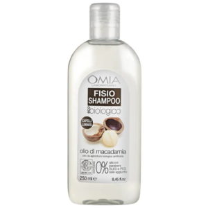 fisio shampoo con olio di macadamia omia laboratoires