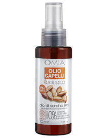 olio capelli olio di semi di lino omia laboratoires
