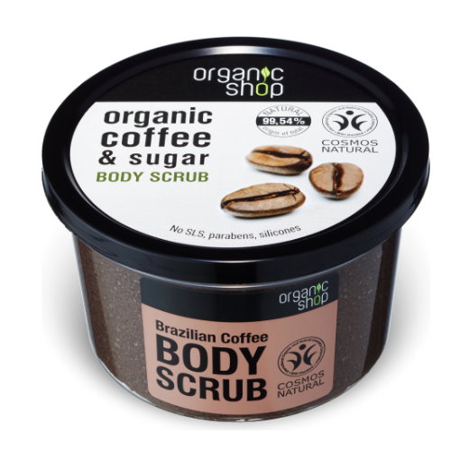 Scrub corpo al Caffé biologico e Zucchero Organic Shop