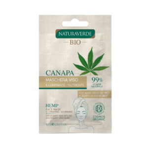 maschera viso canapa