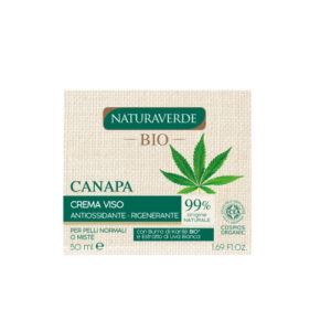 Crema viso Canapa antiossidante e rigenerante Naturaverde BIO