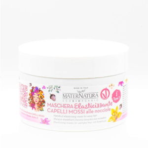 maschera elasticizzante capelli mossi alle nocciole maternatura