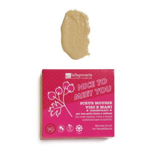 Nice to meet you! Scrub mousse viso e mani La Saponaria