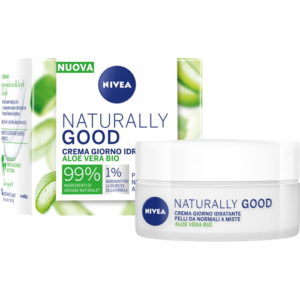 Crema giorno idratante Nivea Naturally Good pelli normali e miste