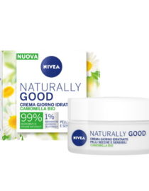 Crema giorno idratante Nivea Naturally Good pelli secche e sensibili