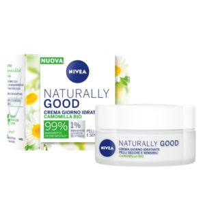 Crema giorno idratante Nivea Naturally Good pelli secche e sensibili