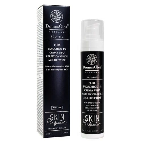 Pure Bakuchiol 1% crema viso perfezionatrice multipeptide Domus Olea Toscana
