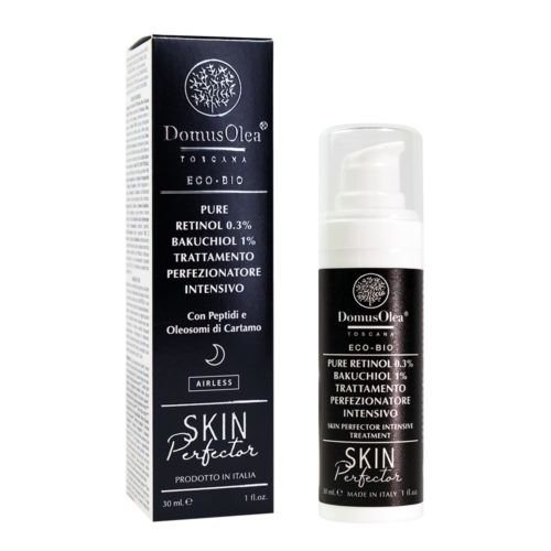 Pure Retinol 0.3% Bakuchiol 1% trattamento perfezionatore intensivo Domus Olea Toscana