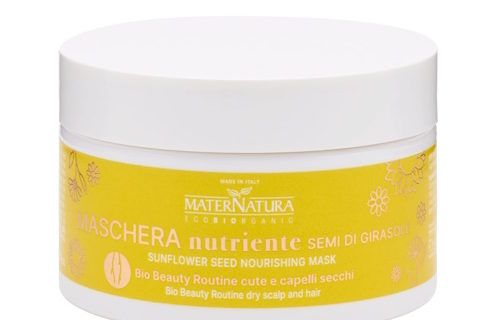 Maschera nutriente capelli secchi ai Semi di Girasole Maternatura