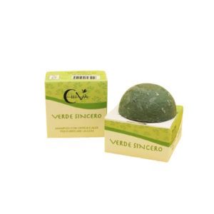 Shampoo purificante solido Verde Sincero ChiVa
